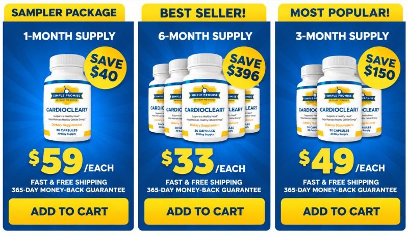 cardioclear7 buy