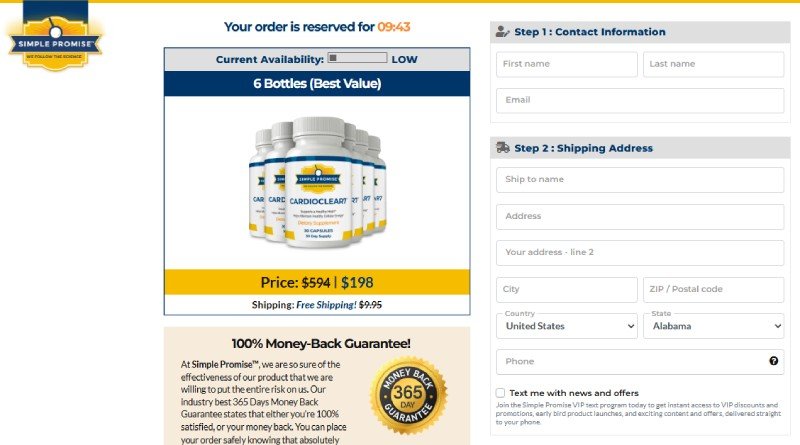 cardioclear7 secure order